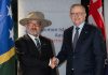 Australia, Solomon Islands begin talks on comprehensive treaty as Albanese announces education package