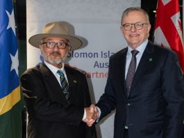 Australia, Solomon Islands begin talks on comprehensive treaty as Albanese announces education package