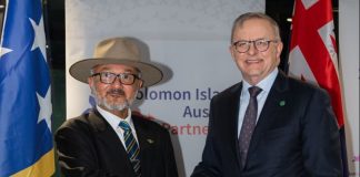 Australia, Solomon Islands begin talks on comprehensive treaty as Albanese announces education package