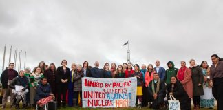 Pacific nuclear justice delegation call on Australian PM to sign UN Nuclear ban treaty