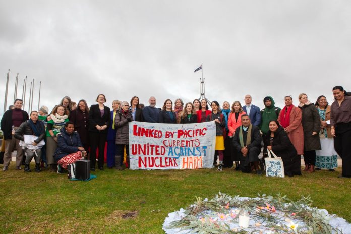 Pacific nuclear justice delegation call on Australian PM to sign UN Nuclear ban treaty