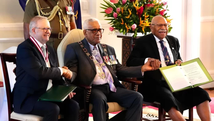 Australia and Fiji upgrade relationship with alliance