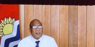 Kiribati President Maamau hands Small Island States Chair to Palau