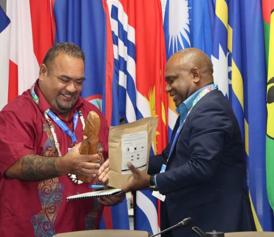 History for Wallis-et-Futuna as Chair of the Fifth SPREP Executive Board Meeting