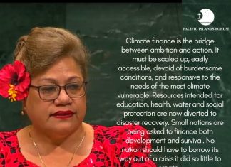 Samoa calls for climate finance reform as island states face mounting pressures