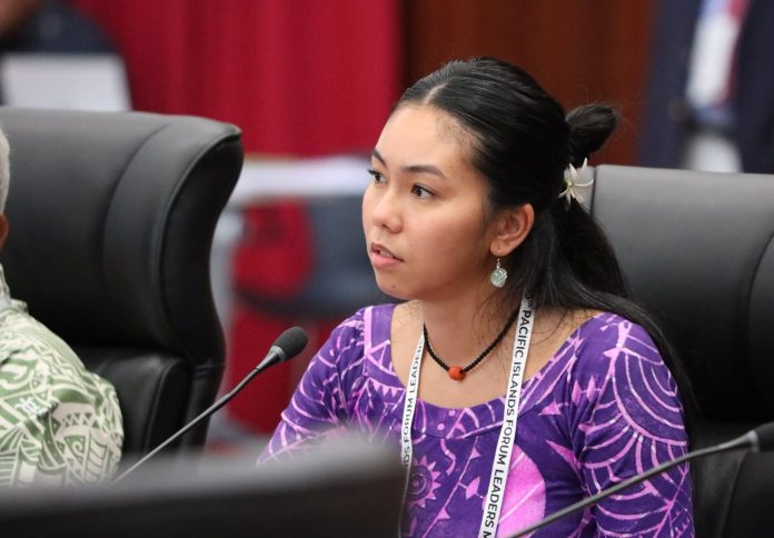 Fuel crisis is about food, jobs and sovereignty: Palau Youth leader tells Forum Leaders