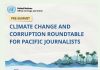 Pacific journalists urged to scrutinise climate finance