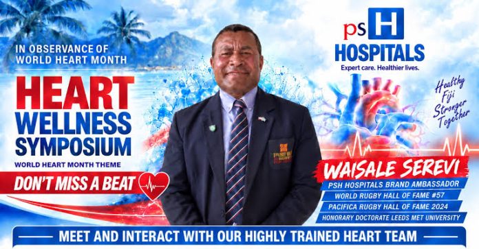 “Don’t miss a beat” in heart health push: Serevi urges Fijians