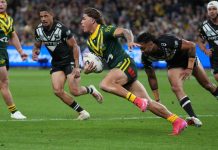 Bostock hat-trick inspires Kangaroos to thrilling 24-22 win over Kiwis in World Cup opener