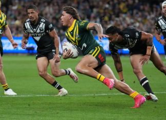 Bostock hat-trick inspires Kangaroos to thrilling 24-22 win over Kiwis in World Cup opener