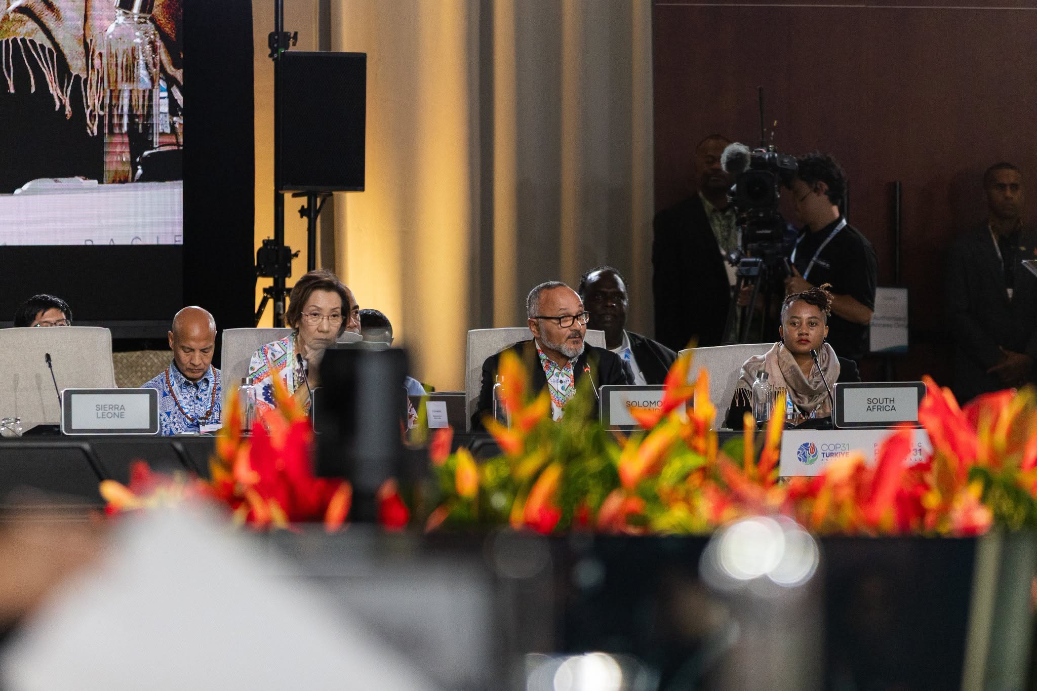 Leaders take part in the plenary session at the Pre-COP31, Nadi,Fiji.