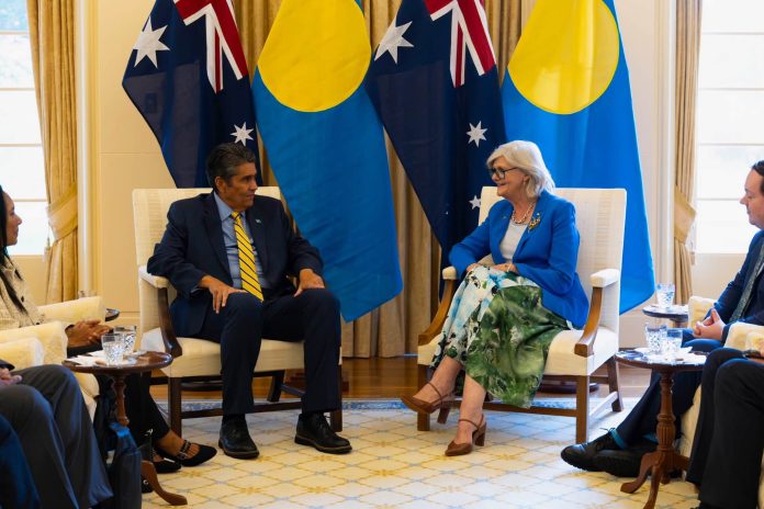 Palau President visits Australian Government House ahead of embassy opening