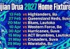 Fijian Drua confirm 2027 home fixtures across Suva, Lautoka and Ba