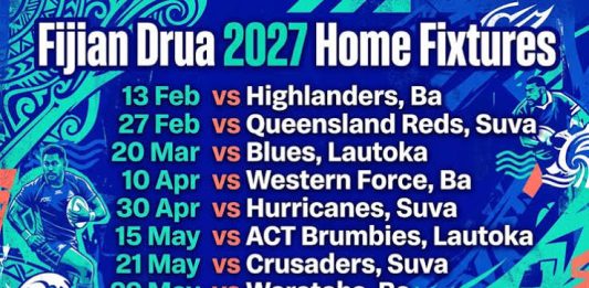 Fijian Drua confirm 2027 home fixtures across Suva, Lautoka and Ba