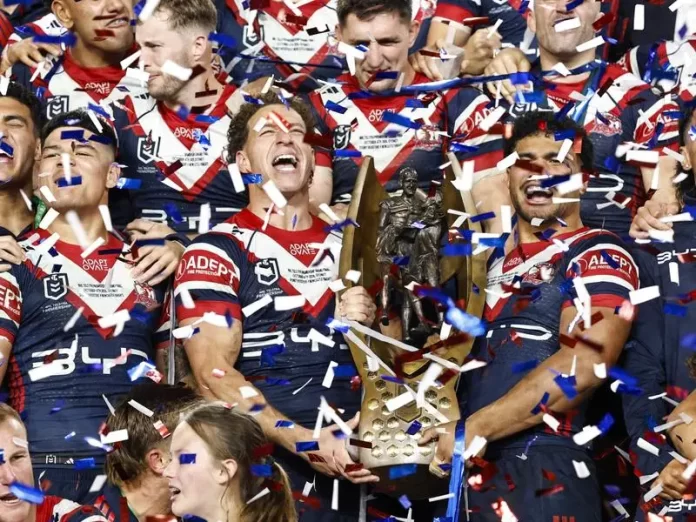 Roosters beat Knights to claim sweet 16th in NRL